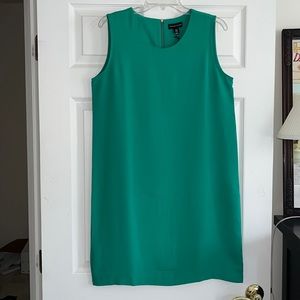 Adrienne Vittadini NWT sleeveless shift dress sz 10 deep emerald green